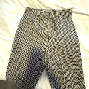 ASOS brown plaid pants